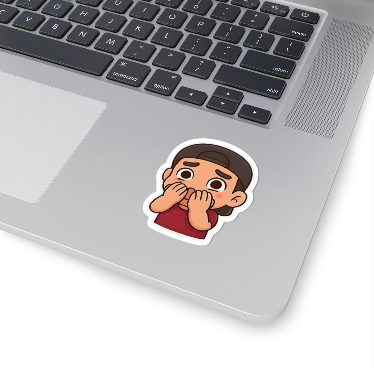 Shocked Emoji Sticker — Toasty Jerry Kiss-Cut Sticker
