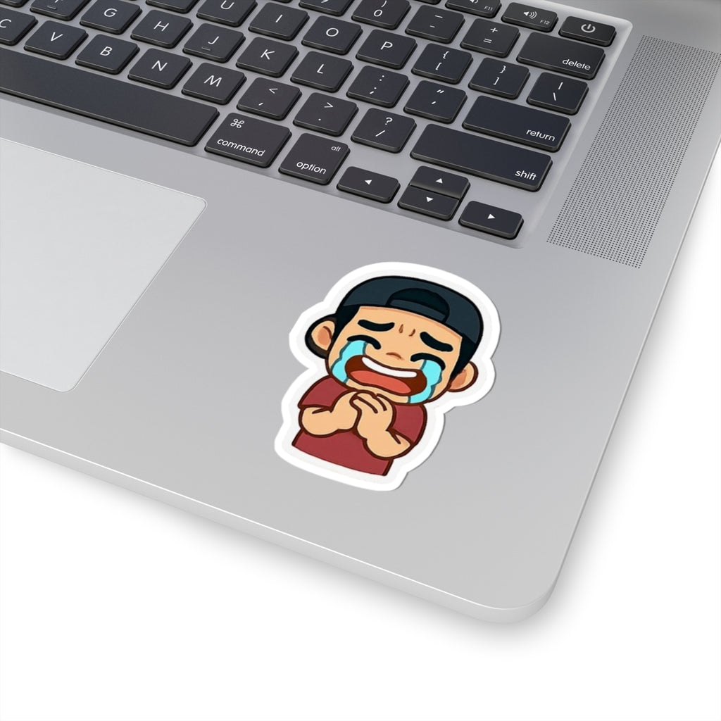 Crying Emoji Sticker — Toasty Jerry Kiss-Cut Sticker