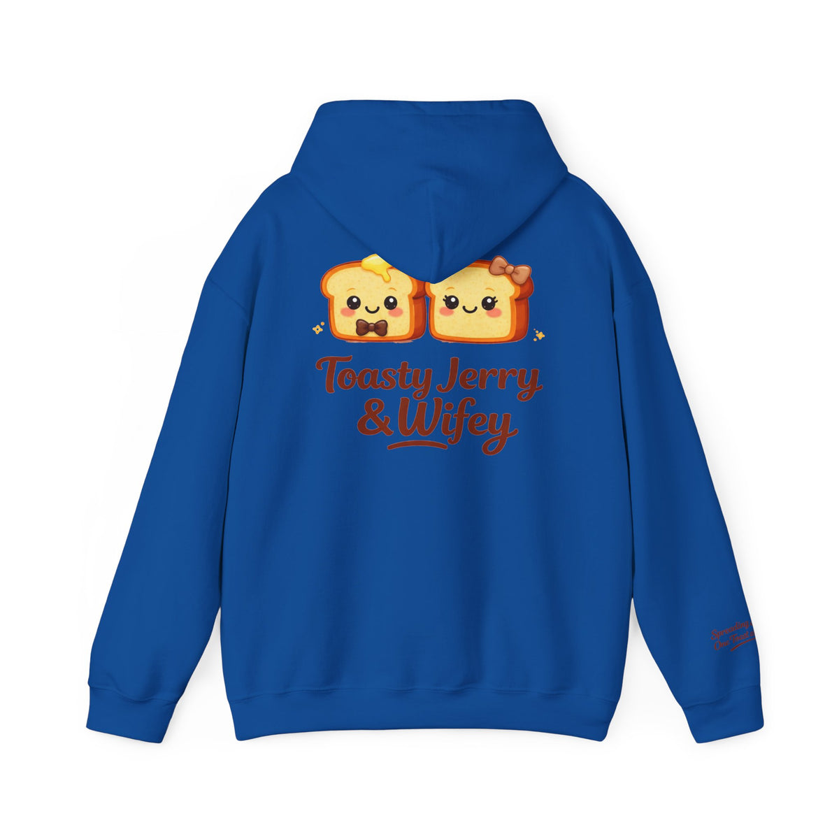 Lightweight Hoodie - ToastyJerry & Wifey Hoodie (Small Text Front)