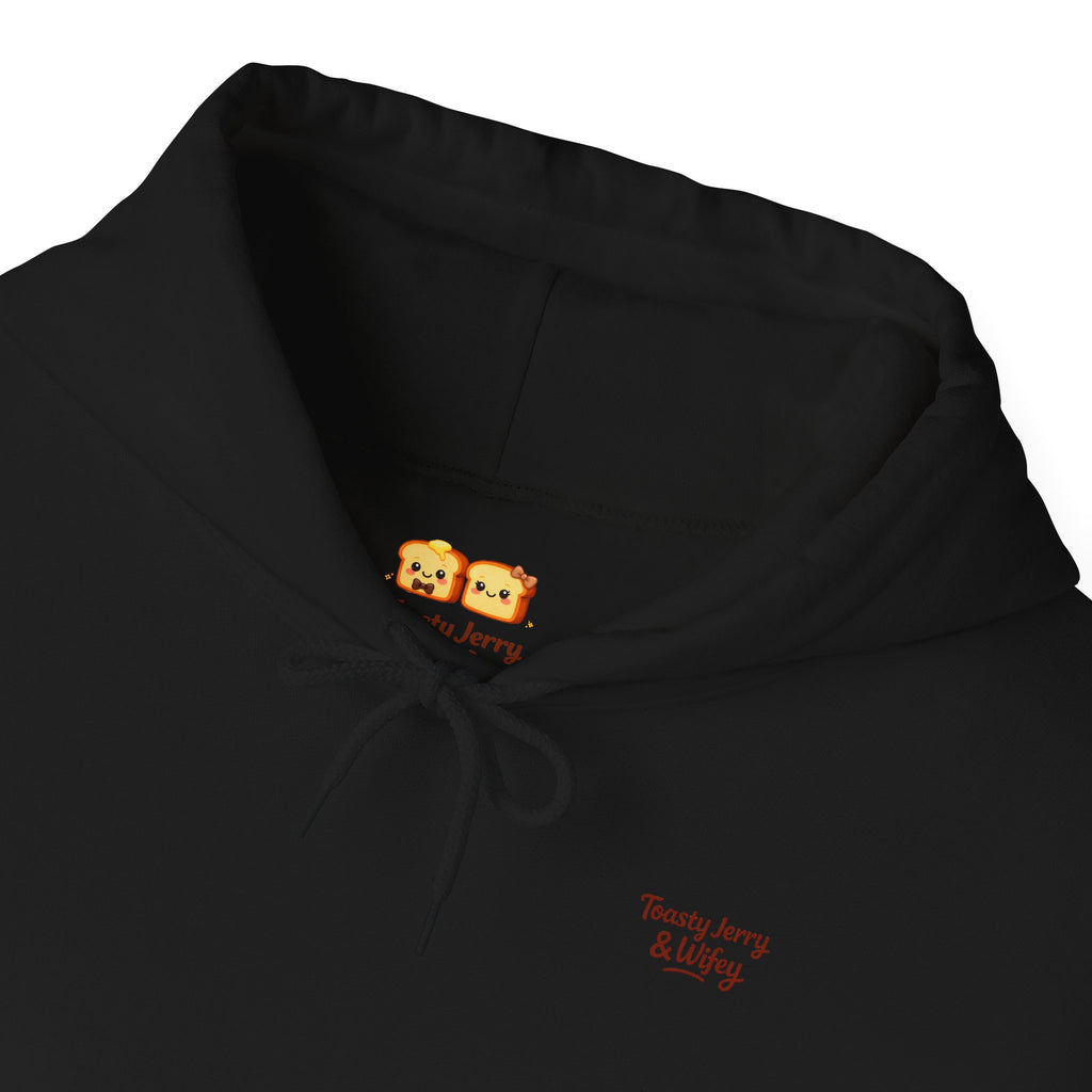 Lightweight Hoodie - ToastyJerry & Wifey Hoodie (Small Text Front)