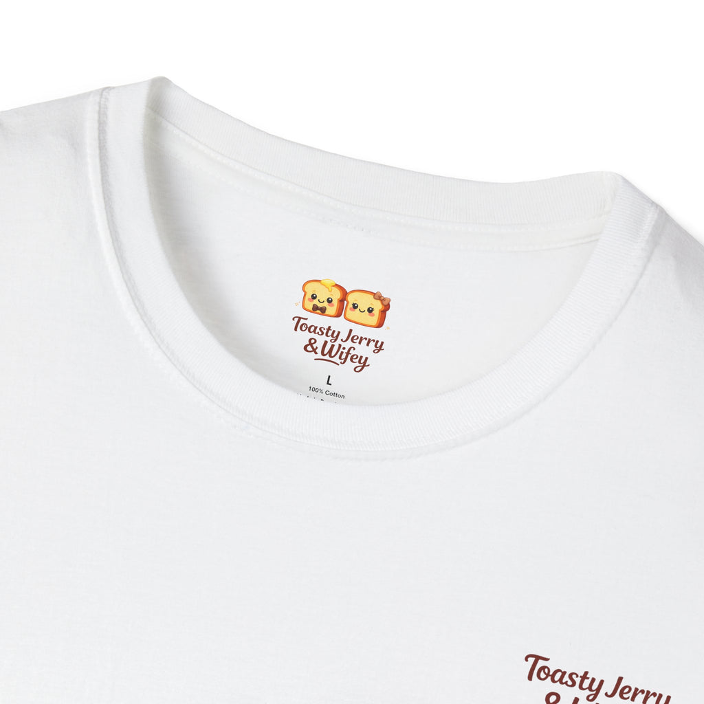 T-Shirt — 'Toasty Jerry & Wifey' (Small text) Couple Graphic Tee