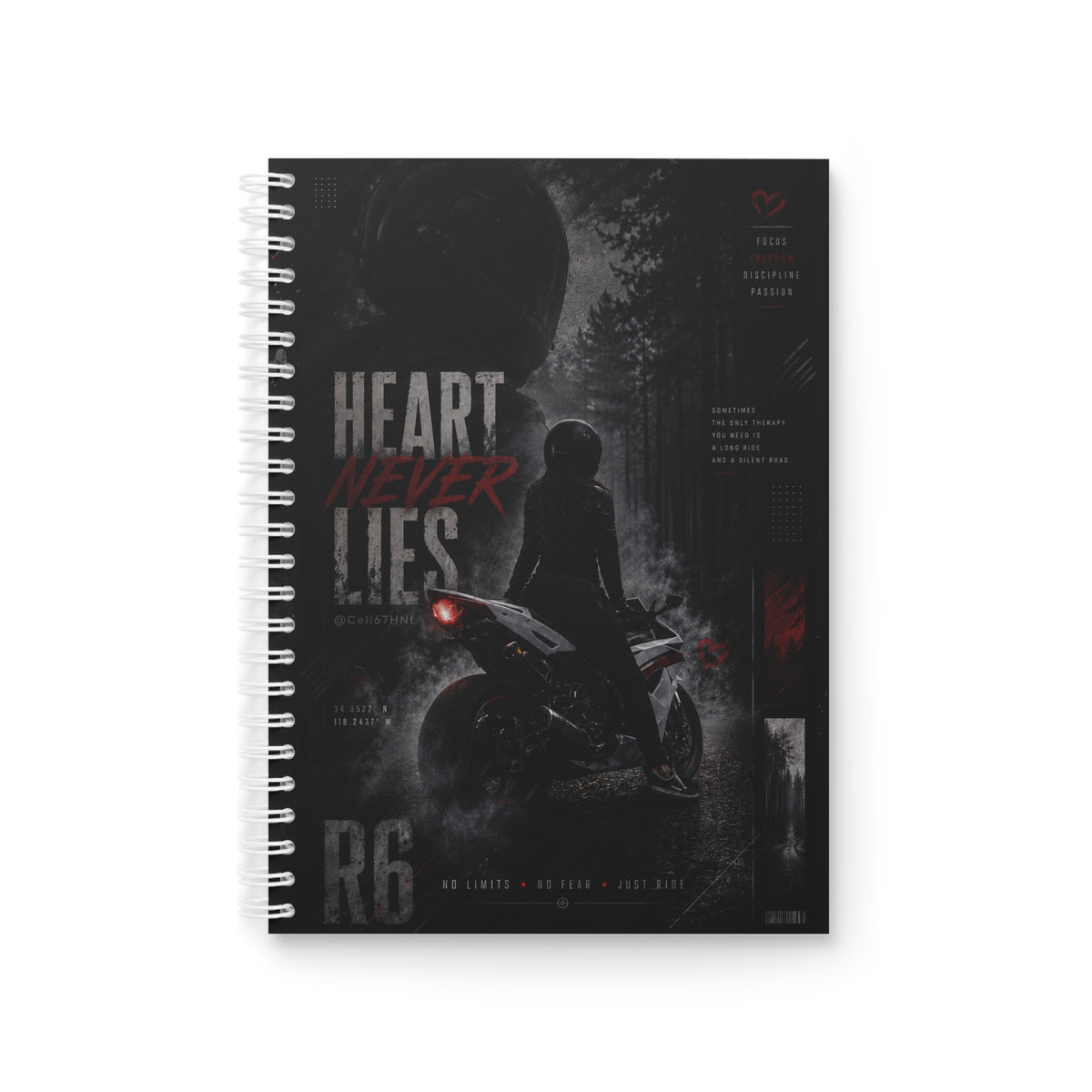 Heart Never Lies R6 Spiral Notebook