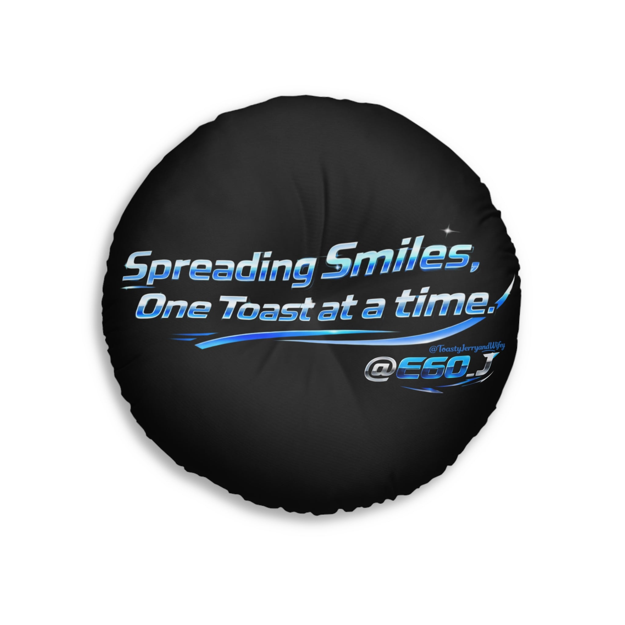 E60J x ToastyJerry & Wifey Collab - Round Tufted Pillow