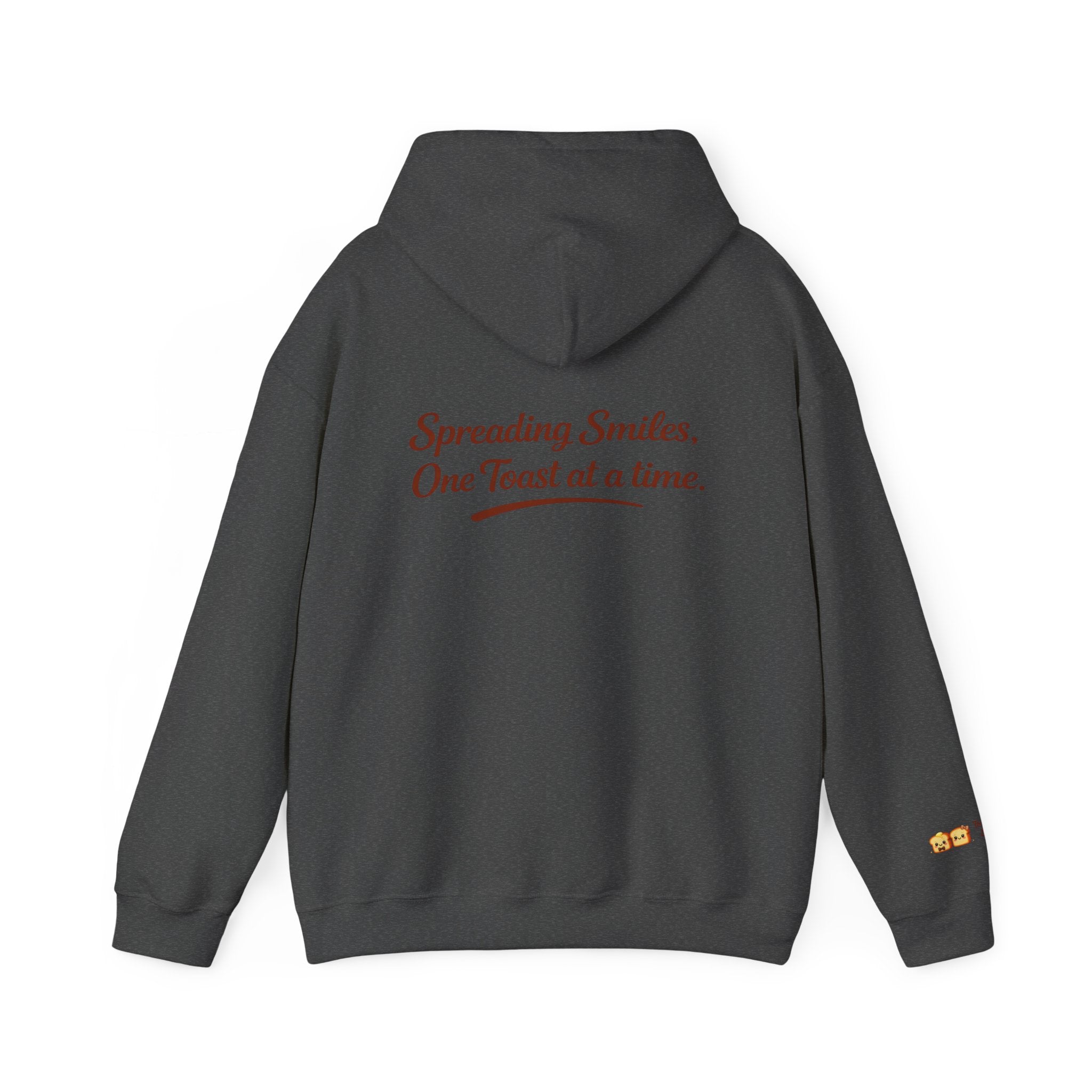 Lightweight Hoodie — "Spreading Smiles, One Toast at a Time." Graph Hoodie