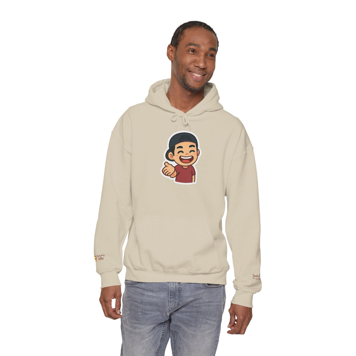 ToastyJerry Emoji Face - Graphic Hoodie