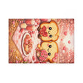 February Toasty Couple Rectangle Magnet
