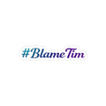 TwoCoppersTim #BlameTim Die-Cut Transparent Outdoor Sticker