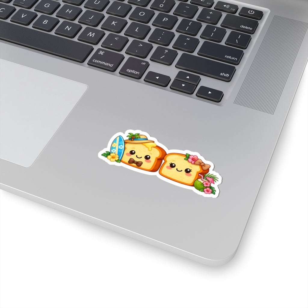 Cute Summer Toast Couple Sticker #1