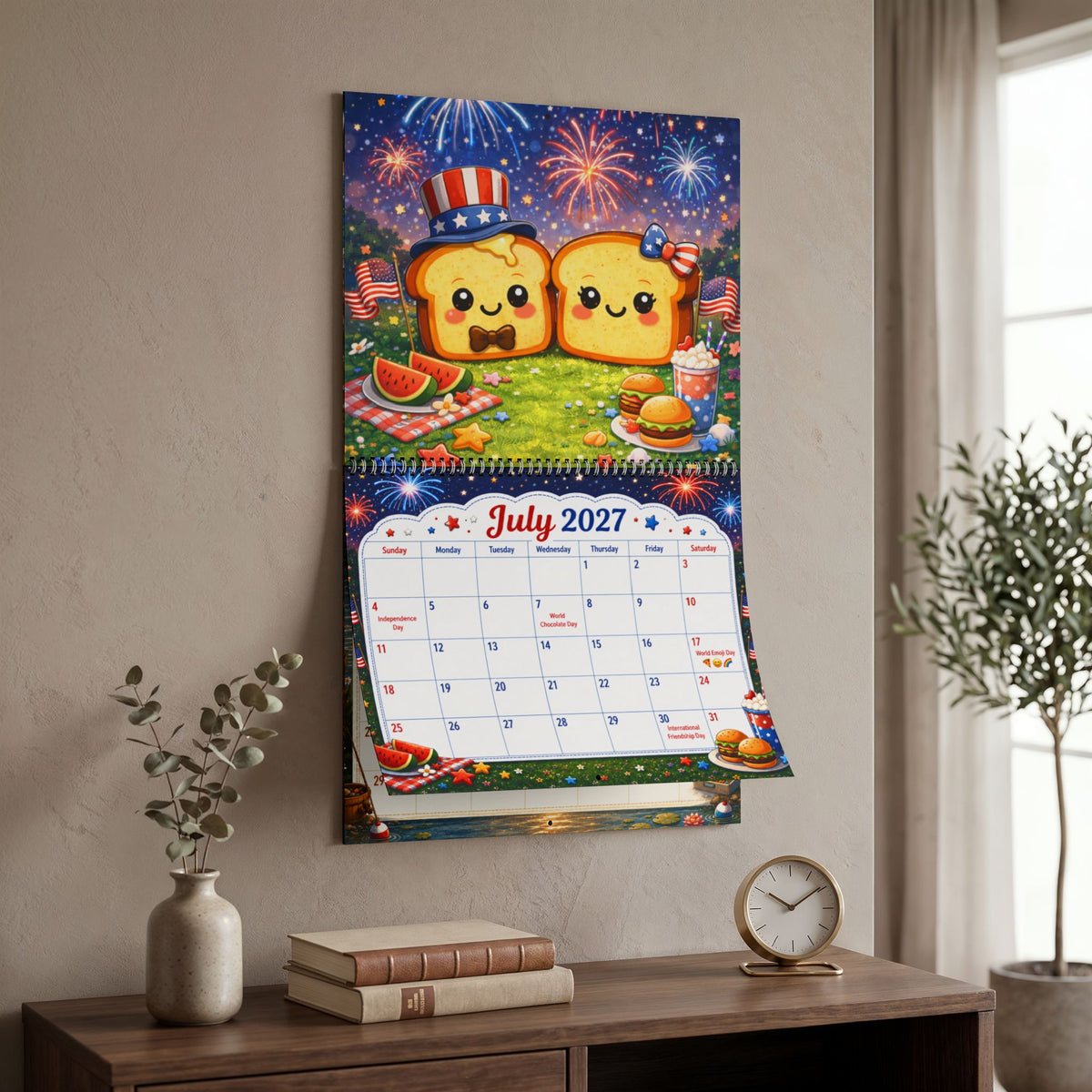 Toasty Jerry & Wifey 2027 Wall Calendar