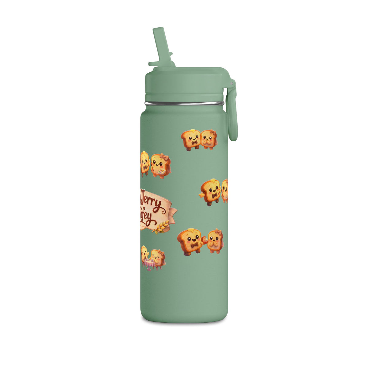 Toasty Jerry & Wifey Story Book - 20oz Stainless Sports Bottle