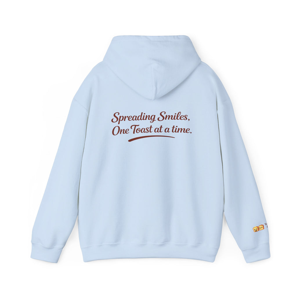 Lightweight Hoodie — "Spreading Smiles, One Toast at a Time." Graph Hoodie
