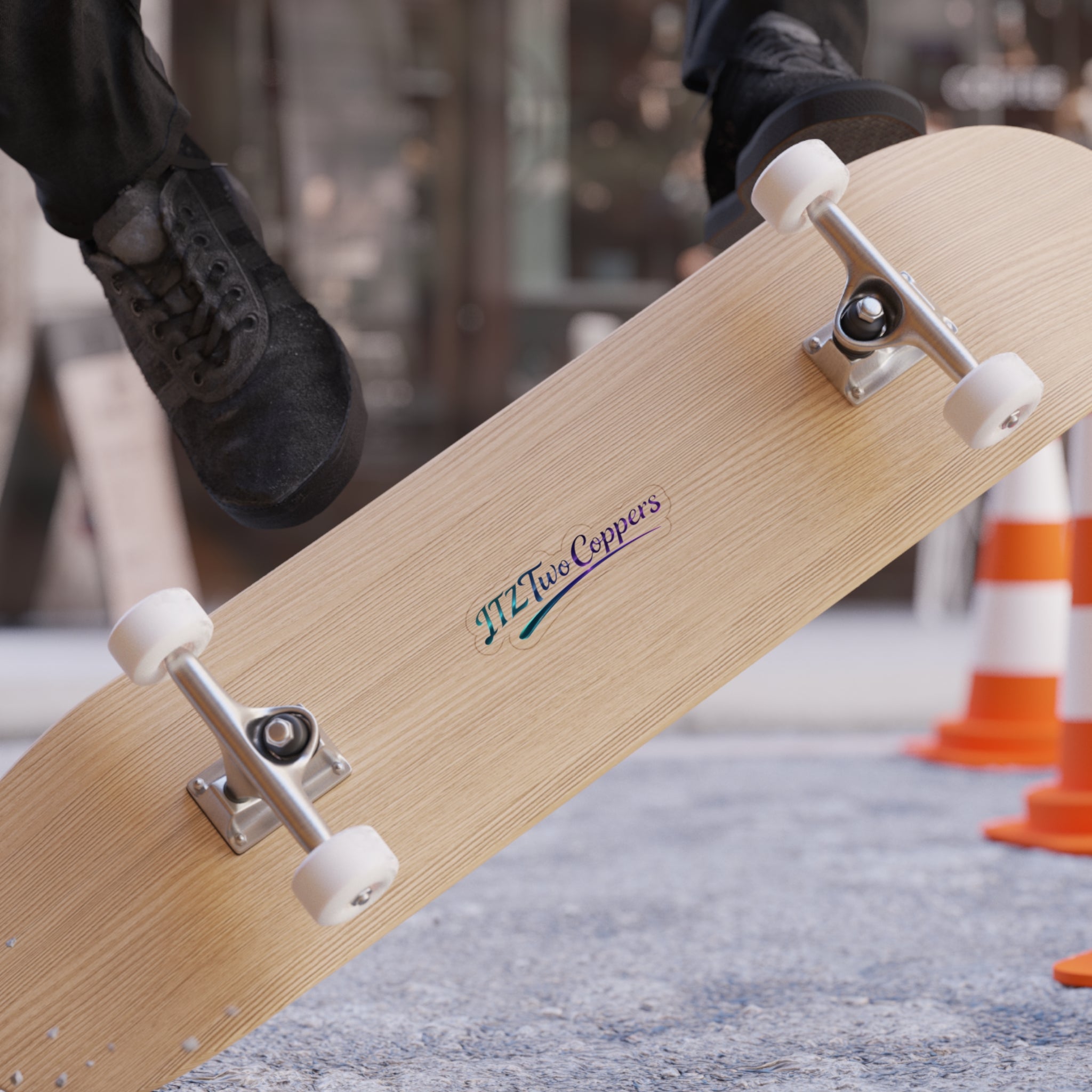 "ITZTwoCoppers" Die-Cut Transparent Outdoor Sticker