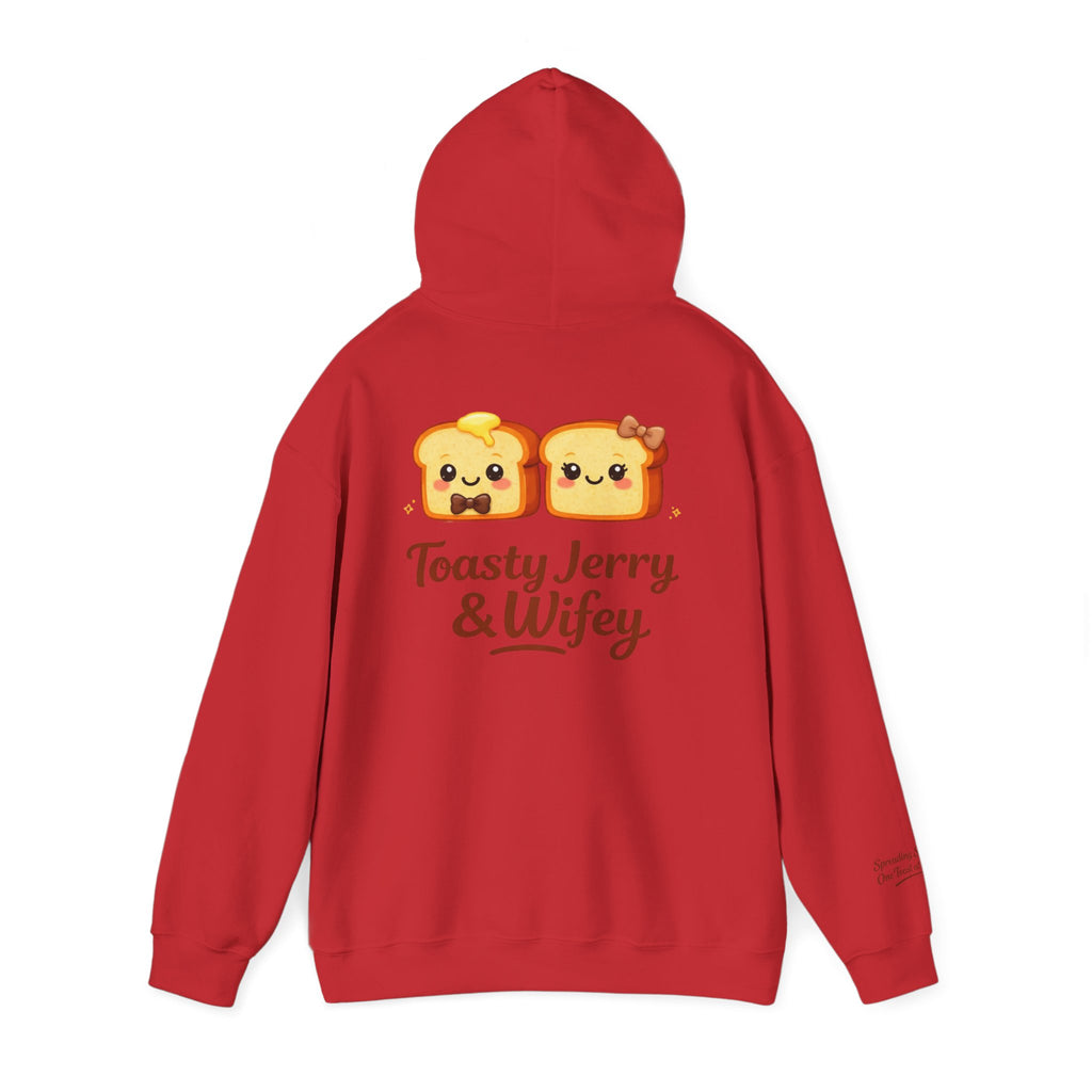 Lightweight Hoodie - ToastyJerry & Wifey Hoodie (Small Text Front)