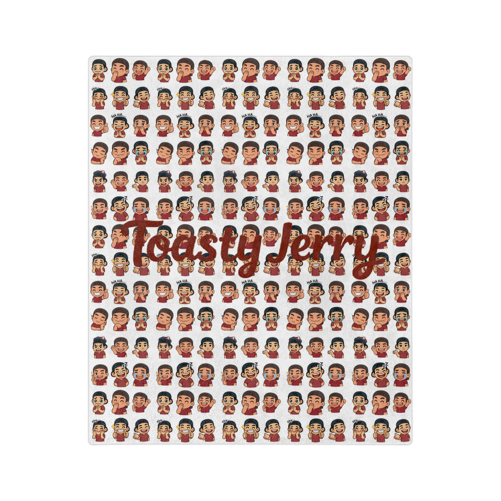 ToastyJerry Emoji - Velveteen Microfiber Blanket