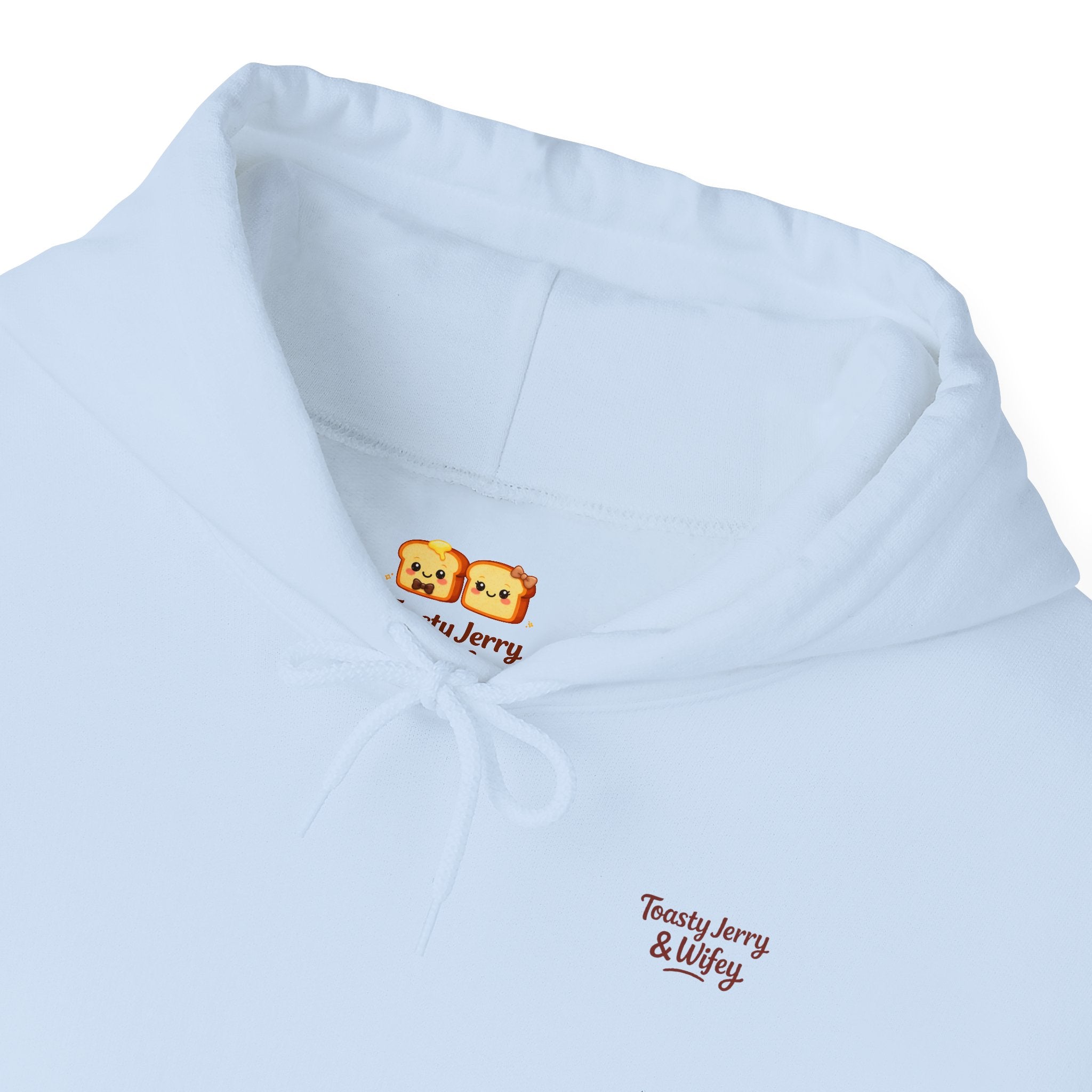 Lightweight Hoodie - ToastyJerry & Wifey Hoodie (Small Text Front)