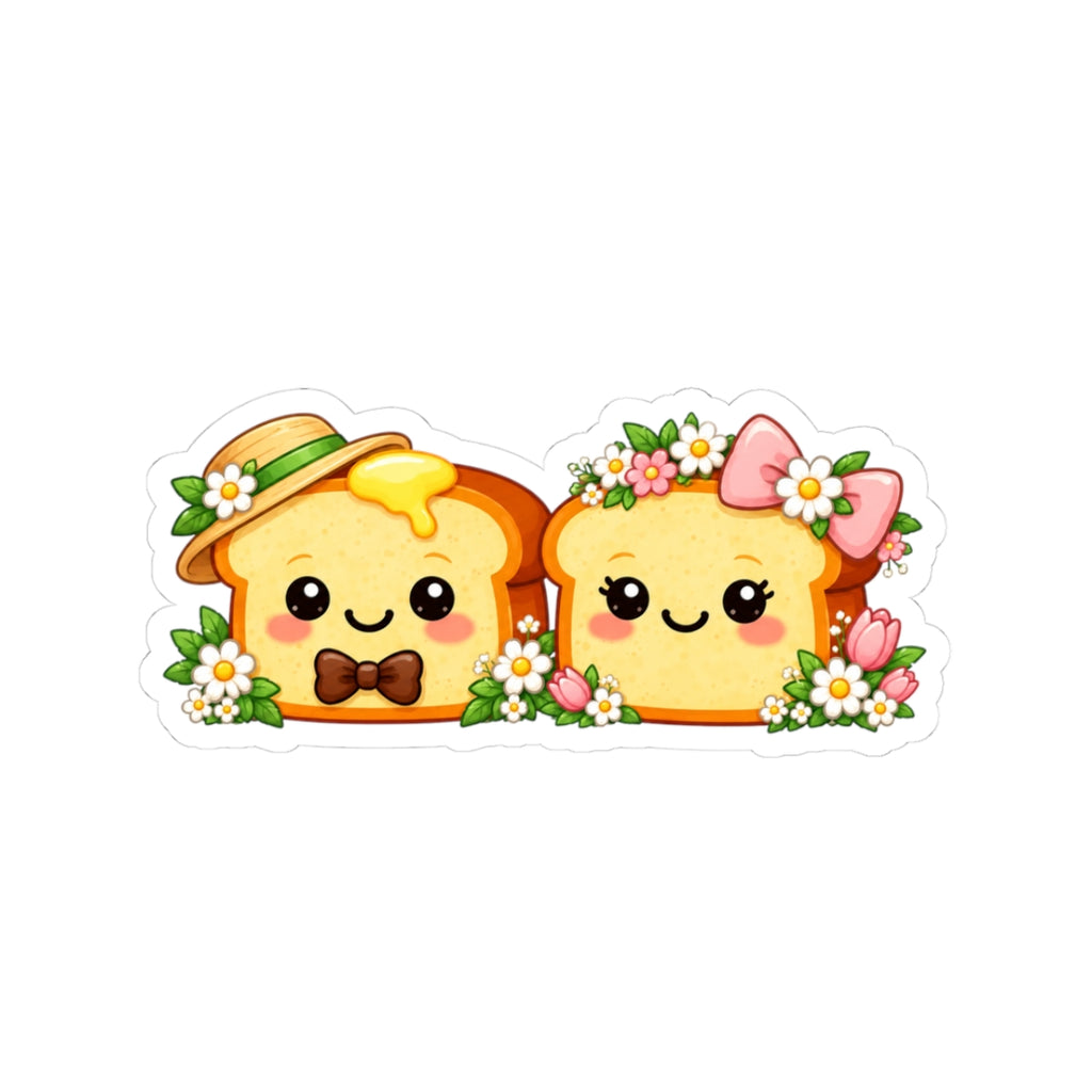 Kawaii Toast Spring Couple Sticker #3