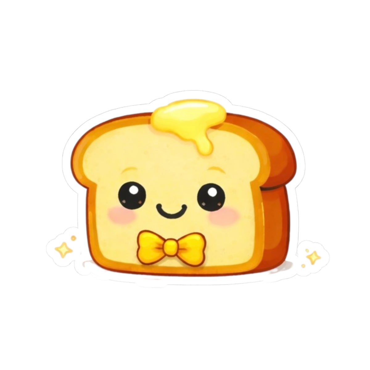 Kiis-Cut Sticker — Toasty Yellow Bowtie