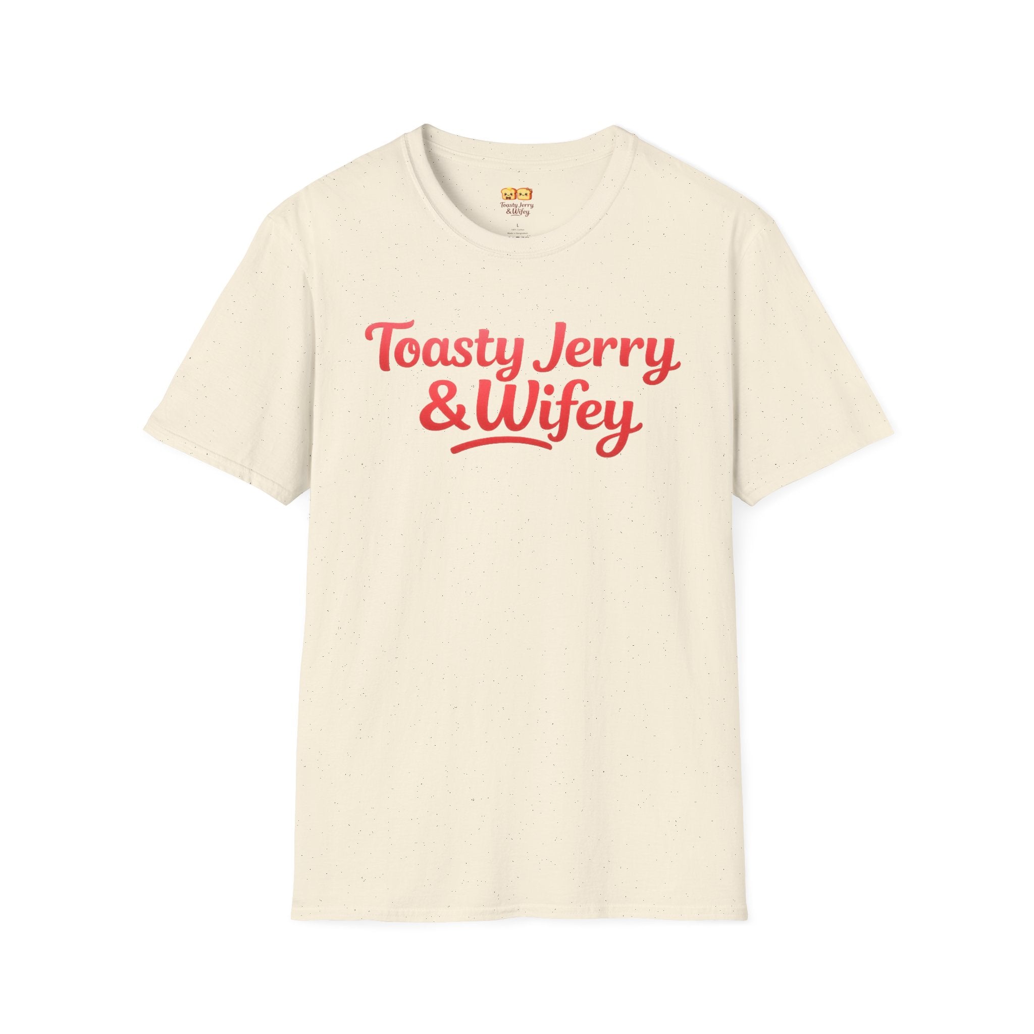 "Toasty Jerry & Wifey" Red + Pink T-Shirt