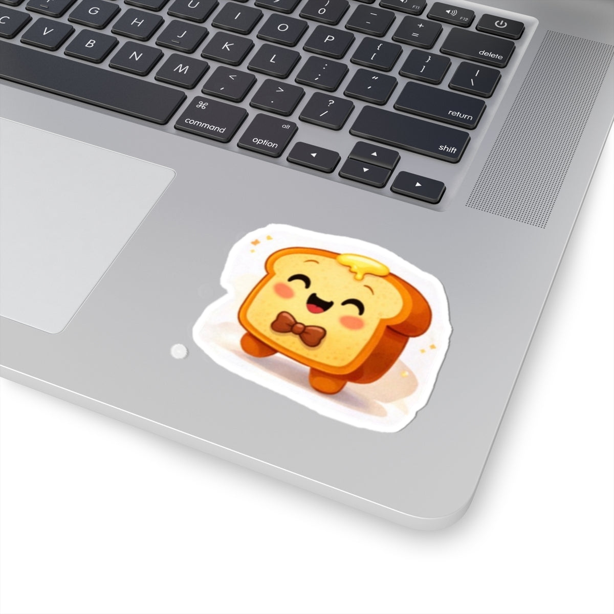 Cute Toast Character Kiss-Cut Sticker
