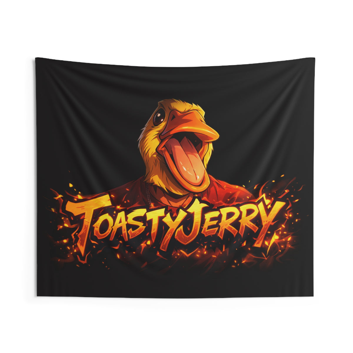 Toasty Jerry Duck Wall Tapestry