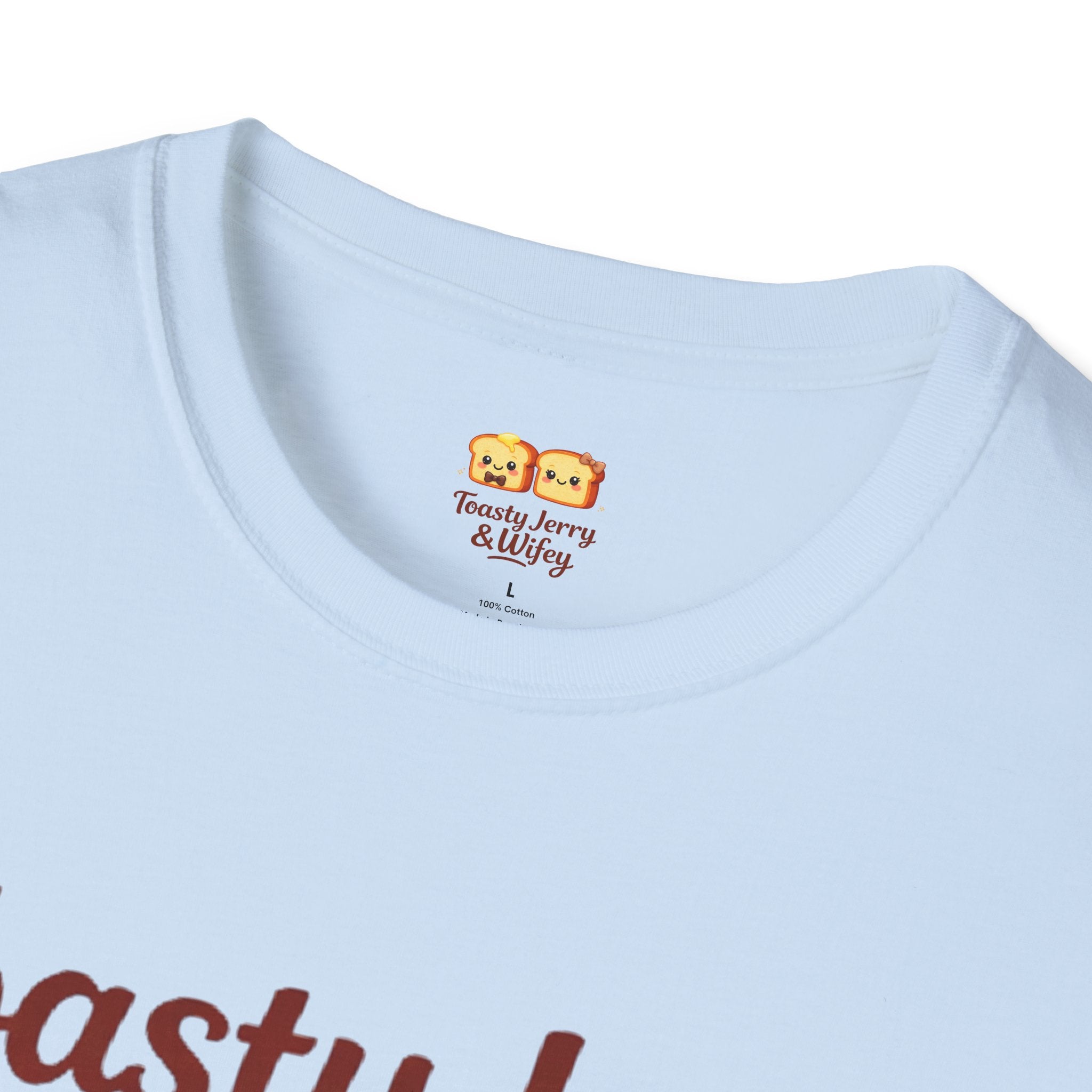 T-Shirt — 'Toasty Jerry & Wifey' (Large text) Couple Graphic Tee