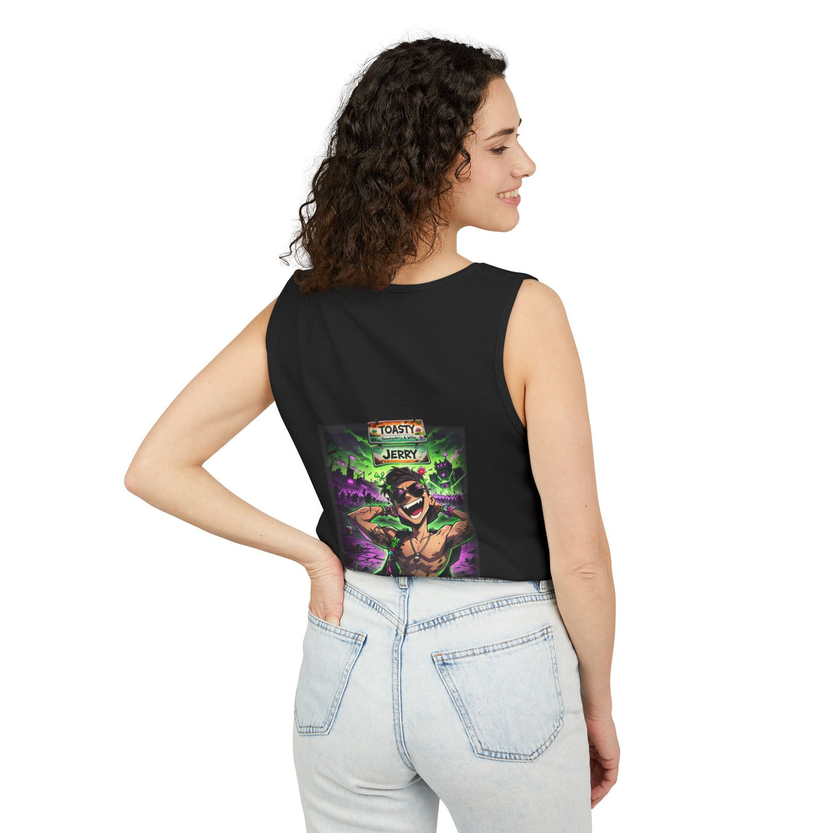 Tank Top — "Toasty Jerry" Neon Rave