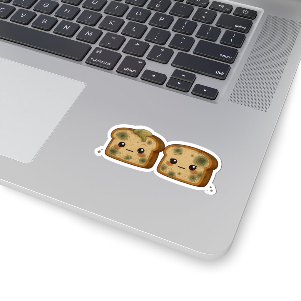 Kawaii Moldy Toast Kiss-Cut Sticker