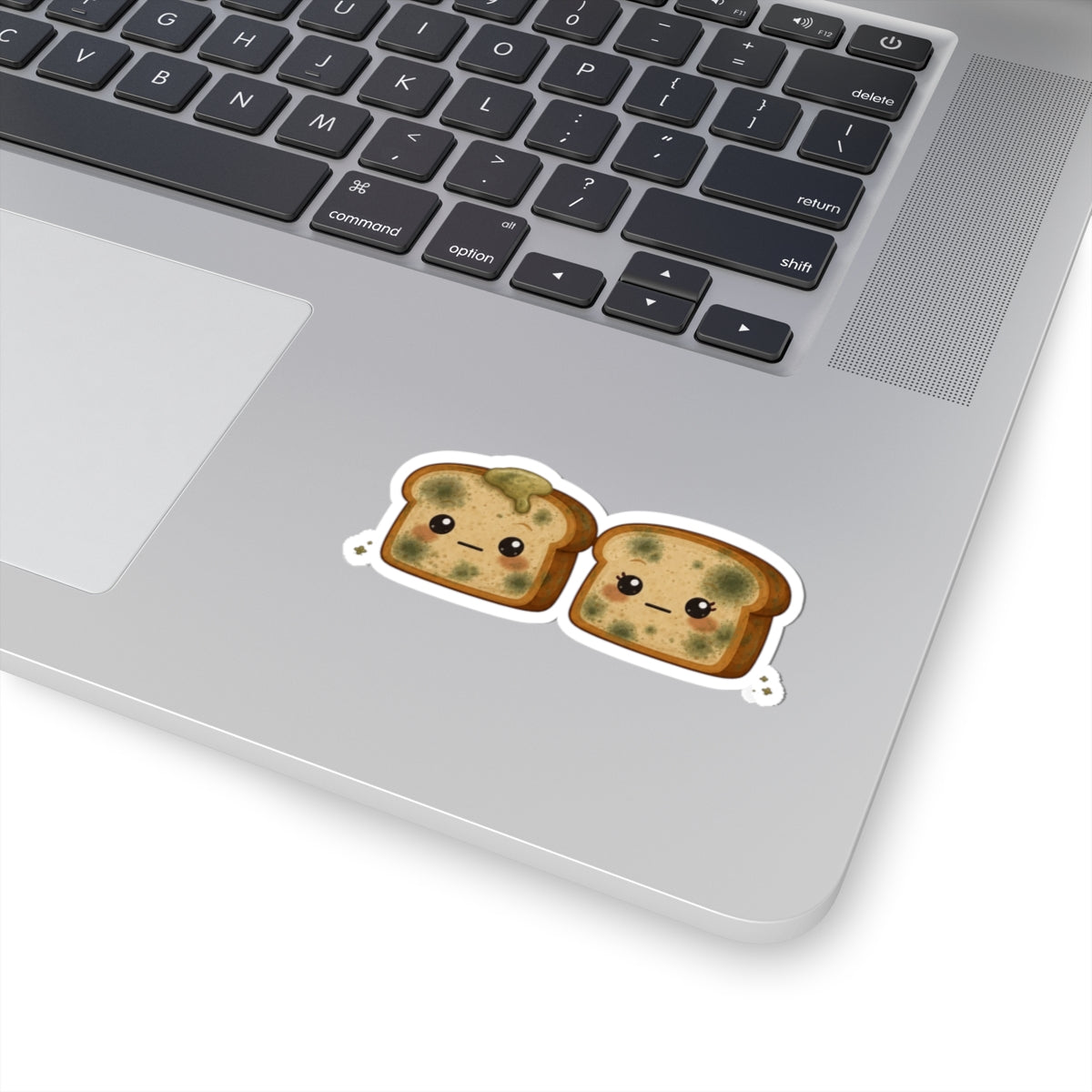 Kawaii Moldy Toast Kiss-Cut Sticker