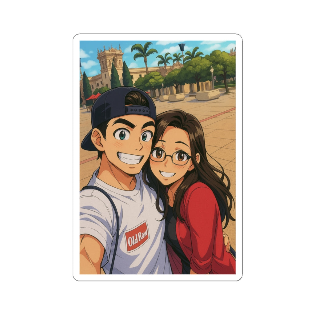 ToastyJerry & Wifey Anime Style - Kiss-Cut Sticker