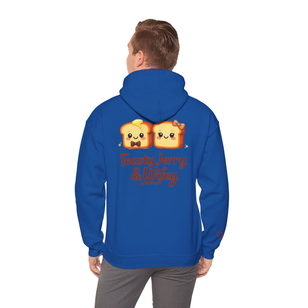 Lightweight Hoodie - ToastyJerry & Wifey Hoodie (Small Text Front)