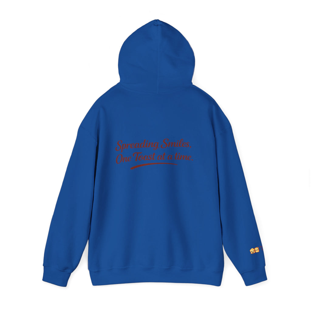 Lightweight Hoodie — "Spreading Smiles, One Toast at a Time." Graph Hoodie