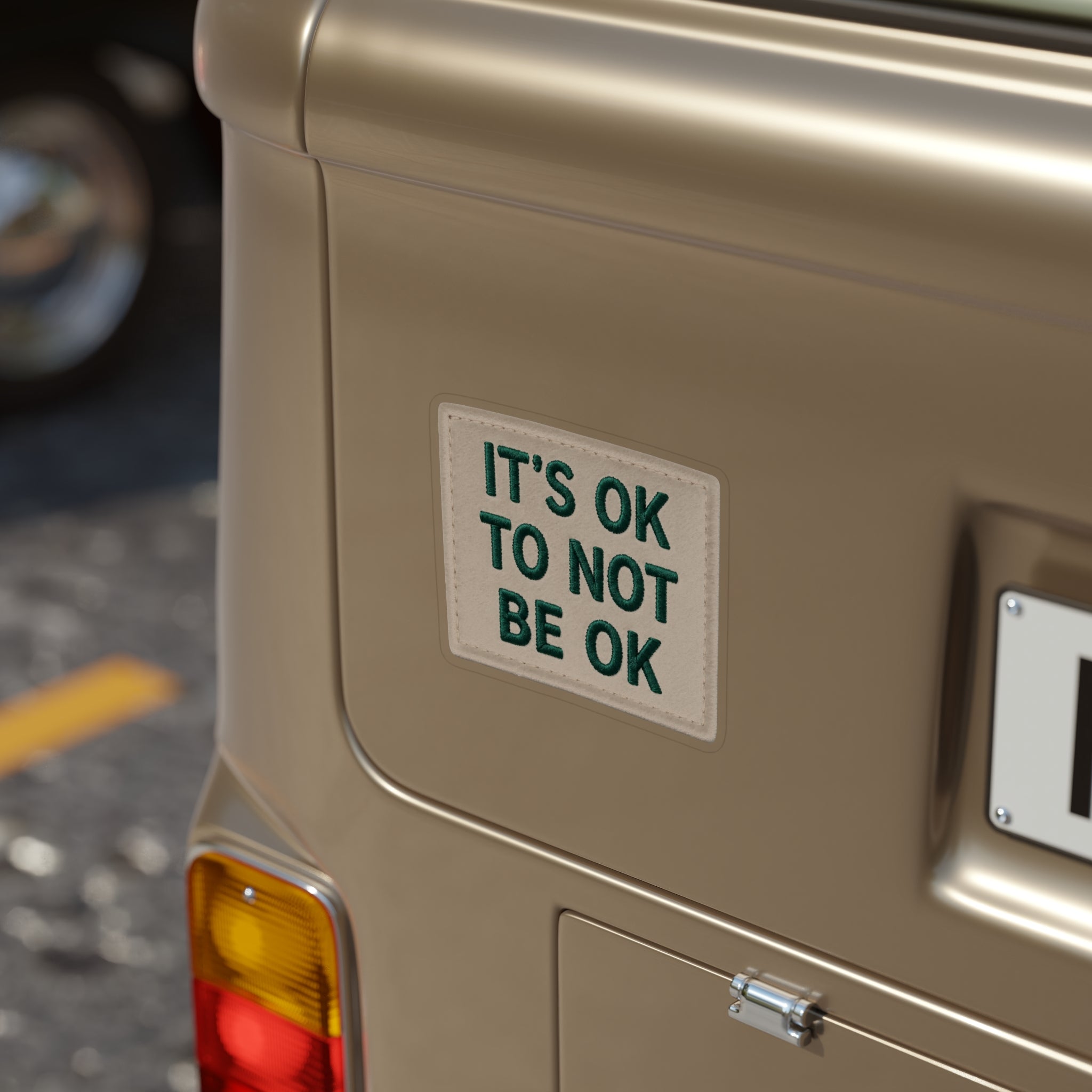 Die-Cut Sticker — "It's OK to Not Be OK" | Outdoor Waterproof Mental Health Decal