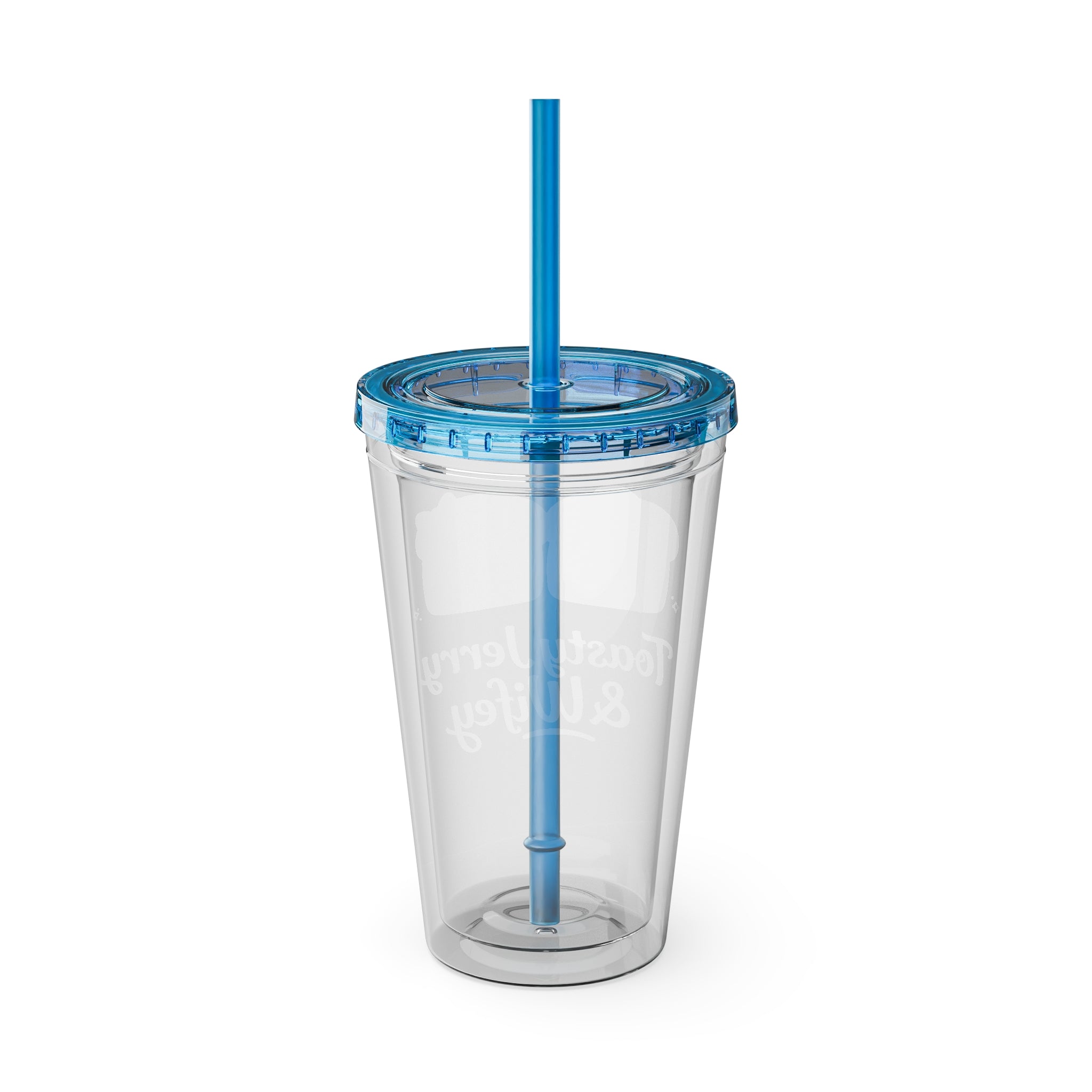 Toasty Jerry & Wifey 16oz Acrylic Tumbler Cup with Straw
