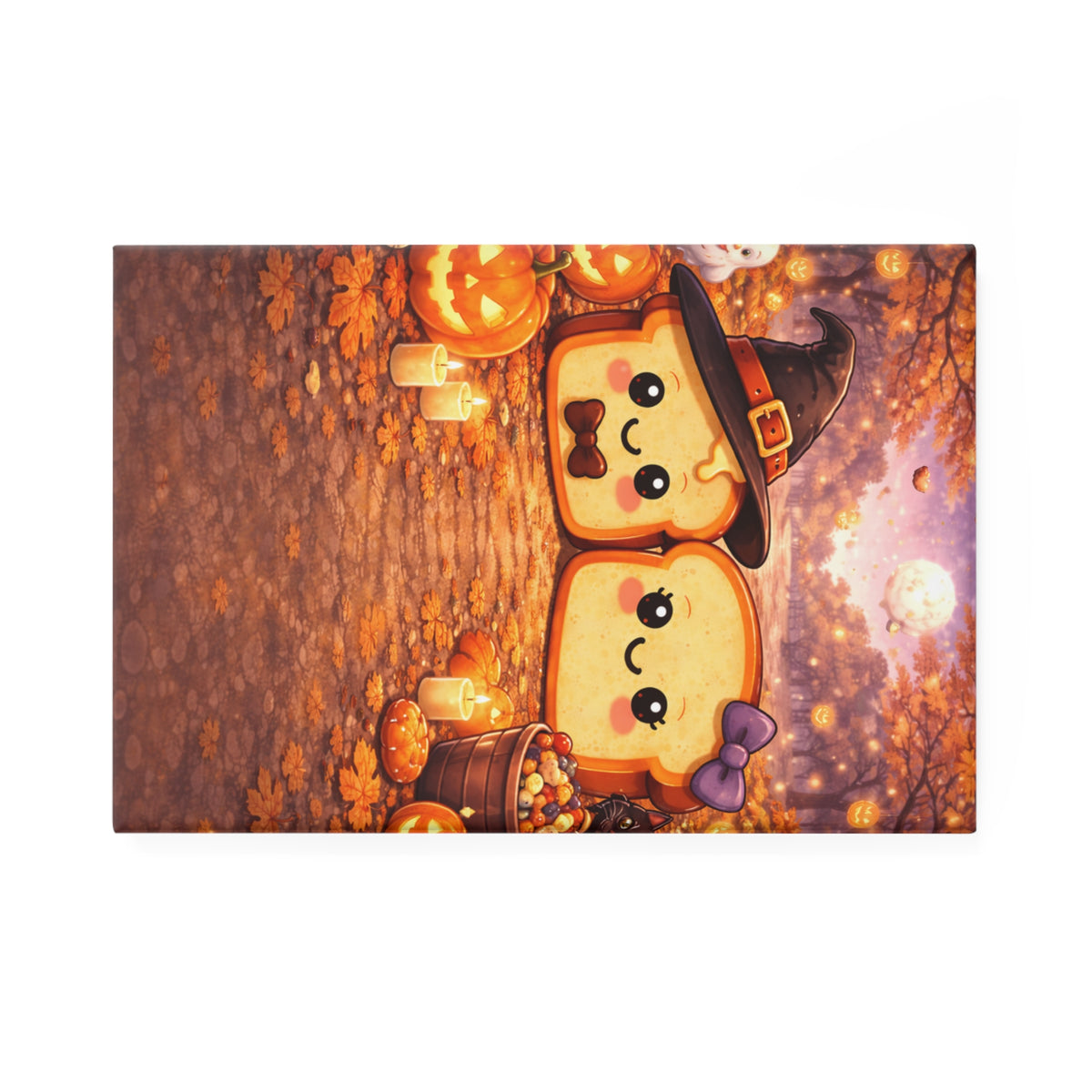 October Toasty Couple Rectangle Magnet