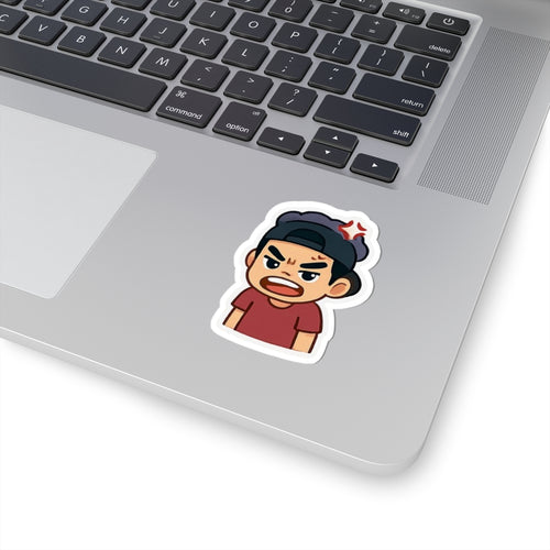 Angry Emoji Sticker — Toasty Jerry Kiss-Cut Sticker