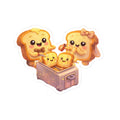 Cute Toast Family Sticker