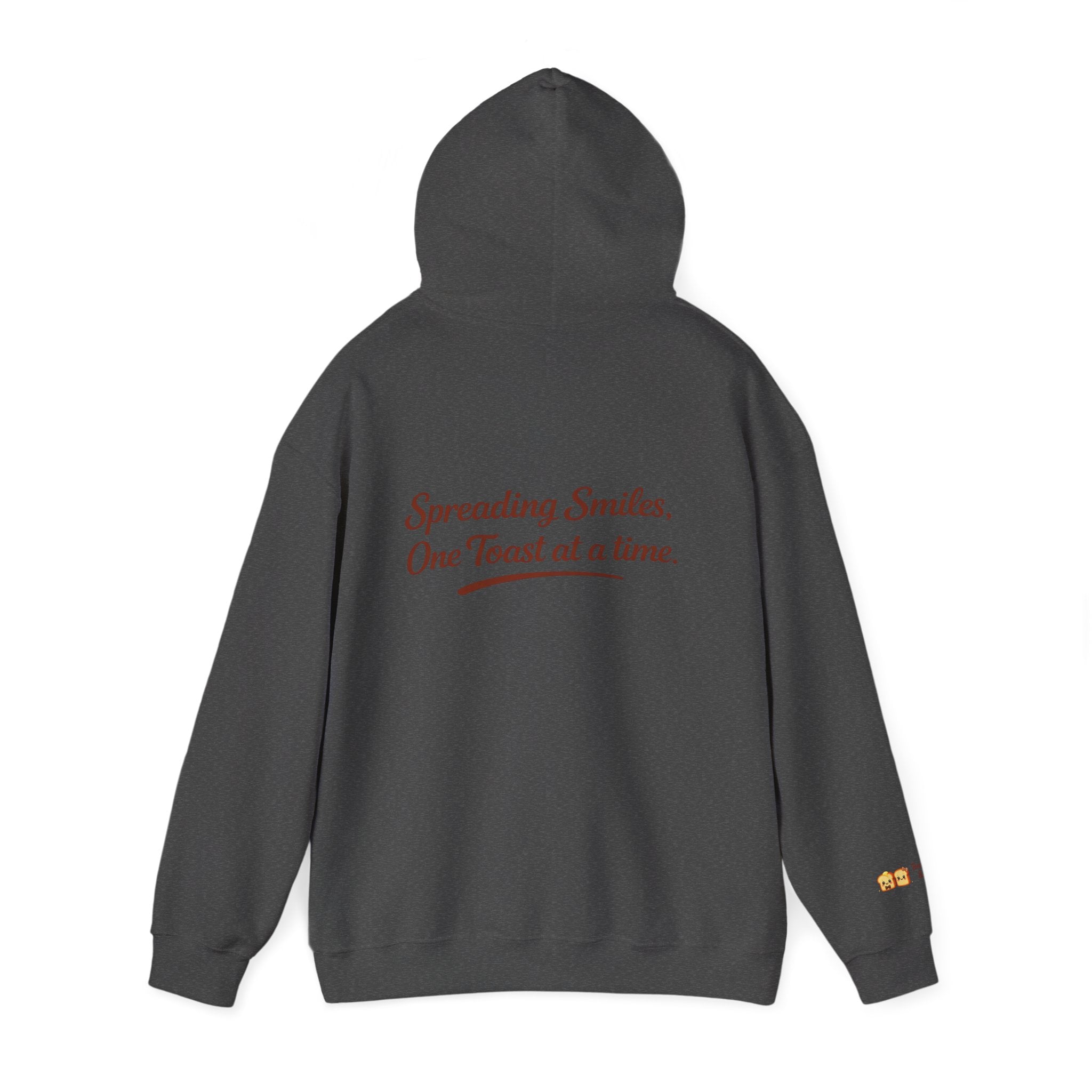 Lightweight Hoodie — "Spreading Smiles, One Toast at a Time." Graph Hoodie