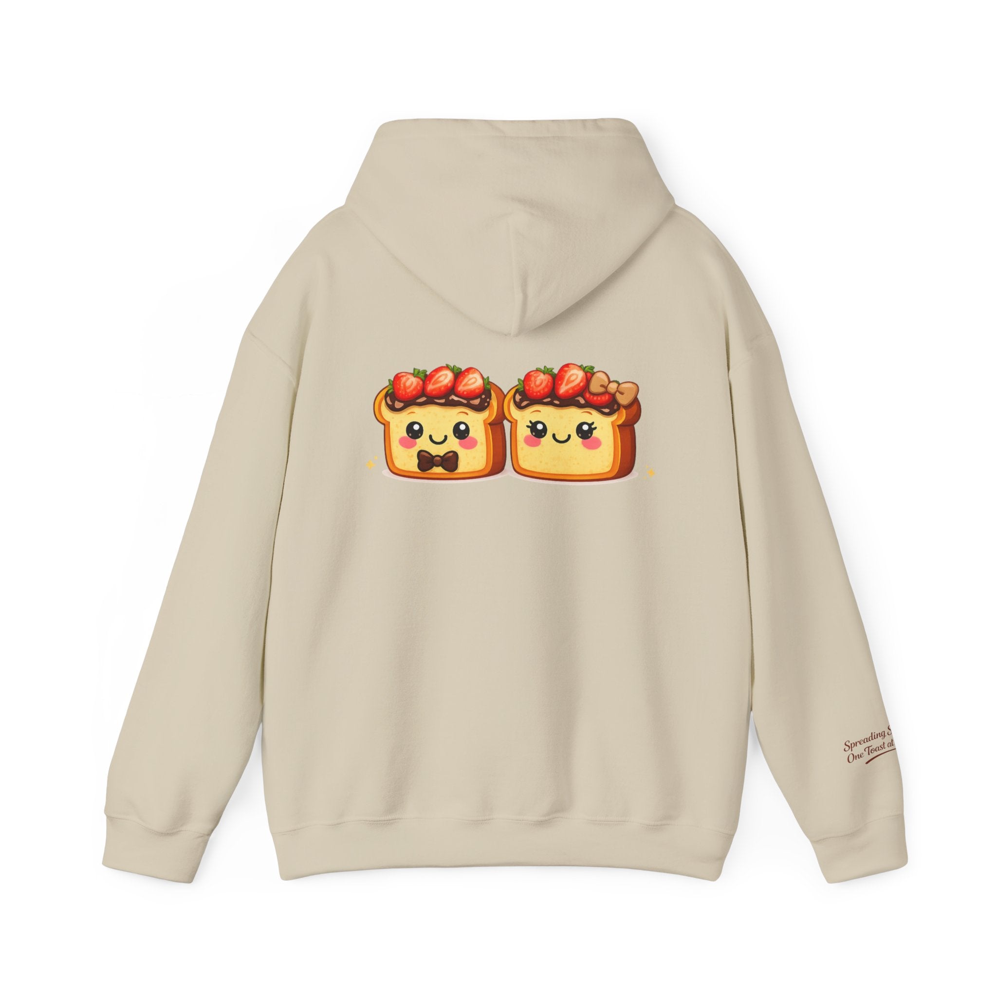 Hoodie — "Toasty Jerry & Wifey" Strawberry + Chocolate Graphic Hoodie