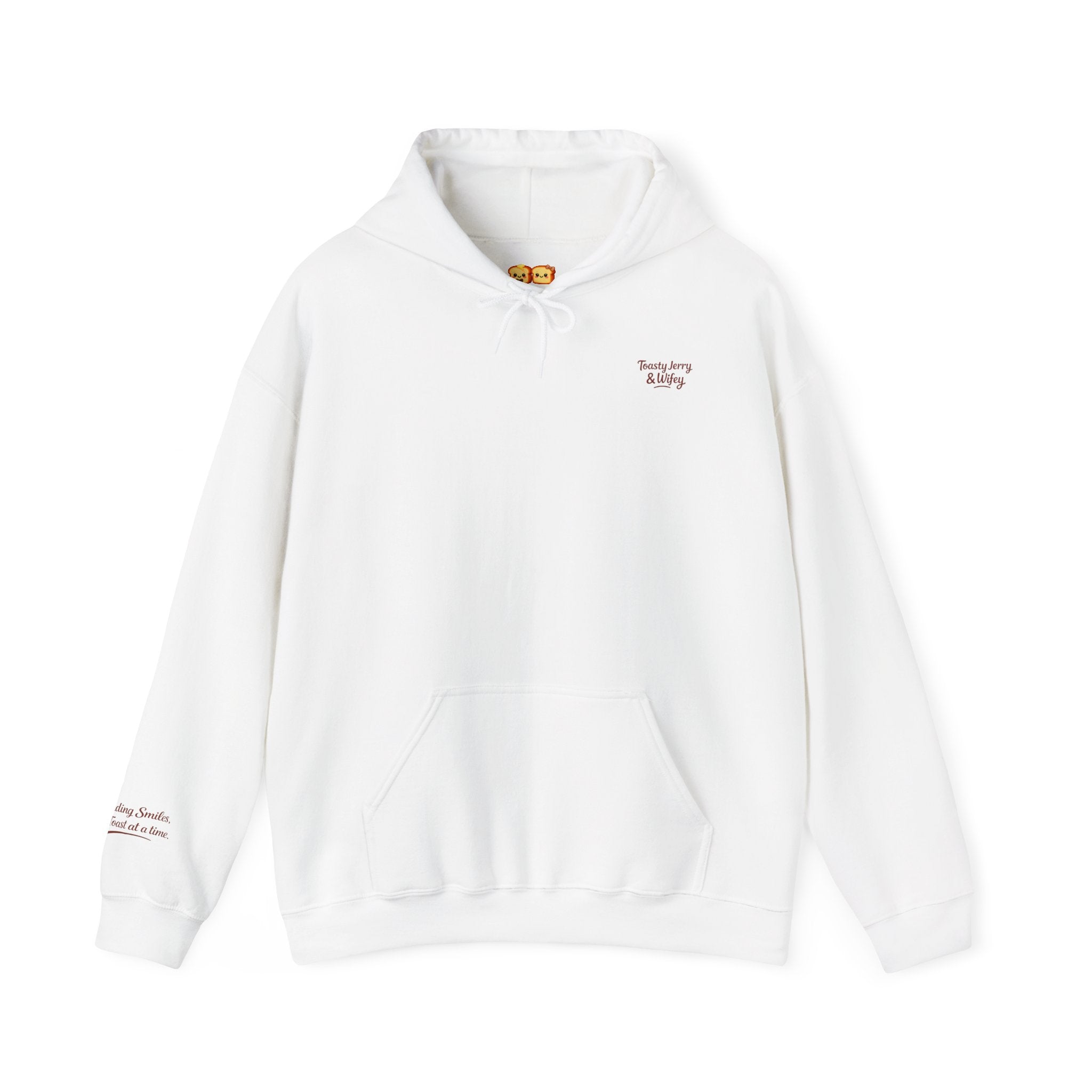 Lightweight Hoodie - ToastyJerry & Wifey Hoodie (Small Text Front)