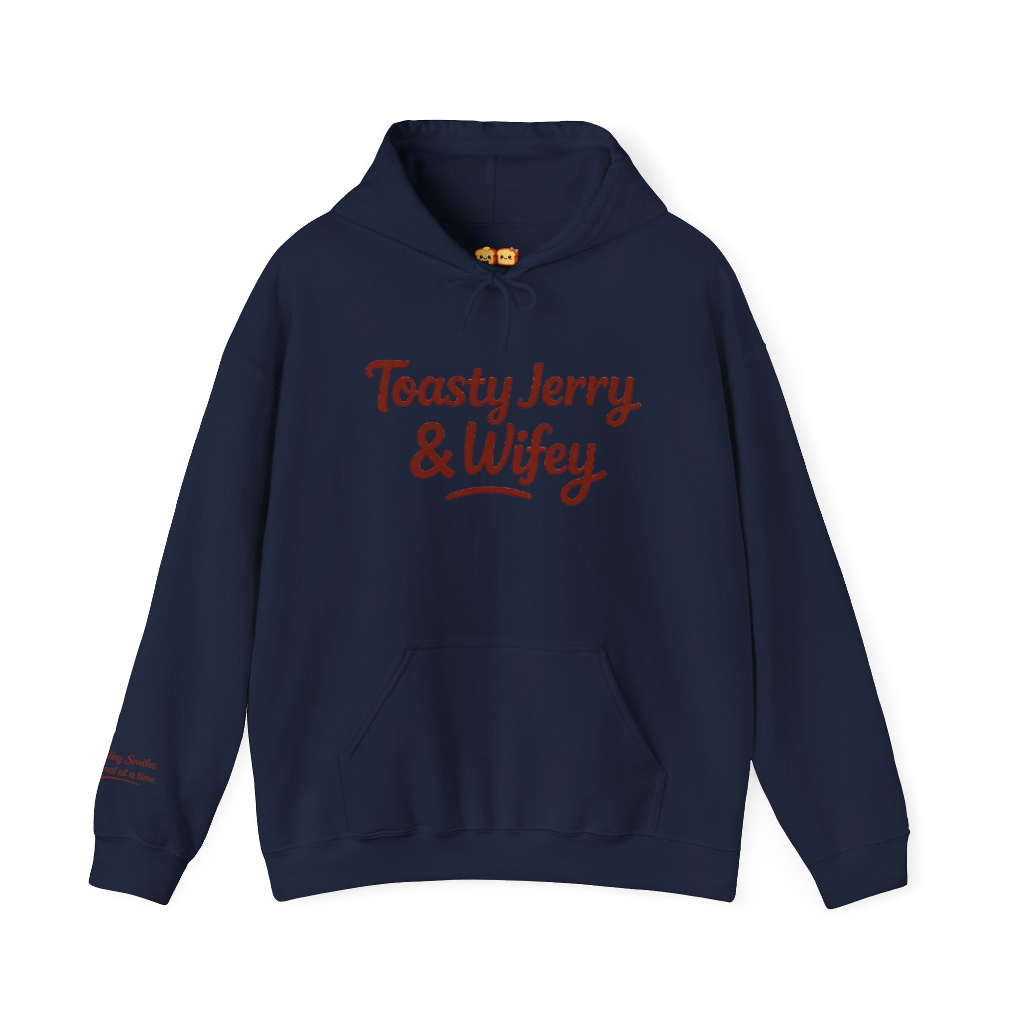 Lightweight Hoodie - ToastyJerry & Wifey Hoodie (Large text)