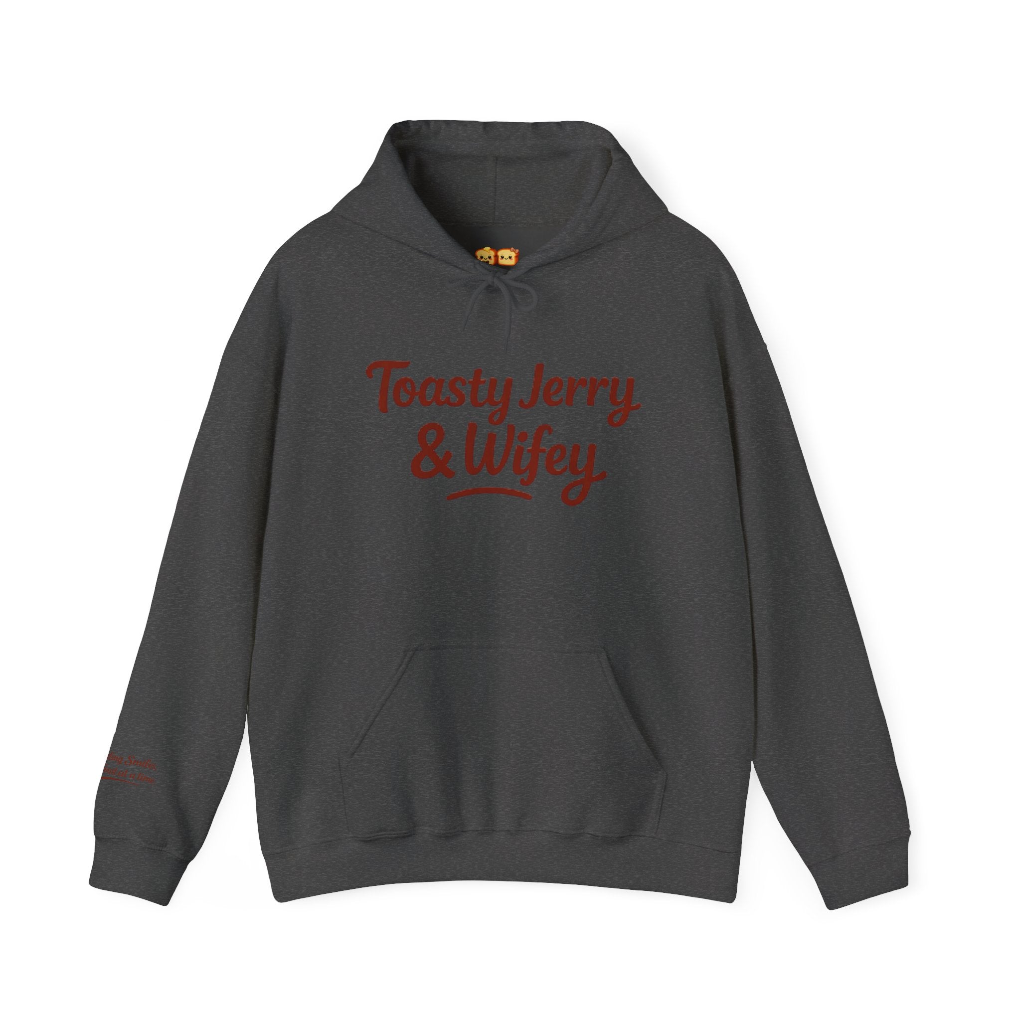 Lightweight Hoodie - ToastyJerry & Wifey Hoodie (Large text)