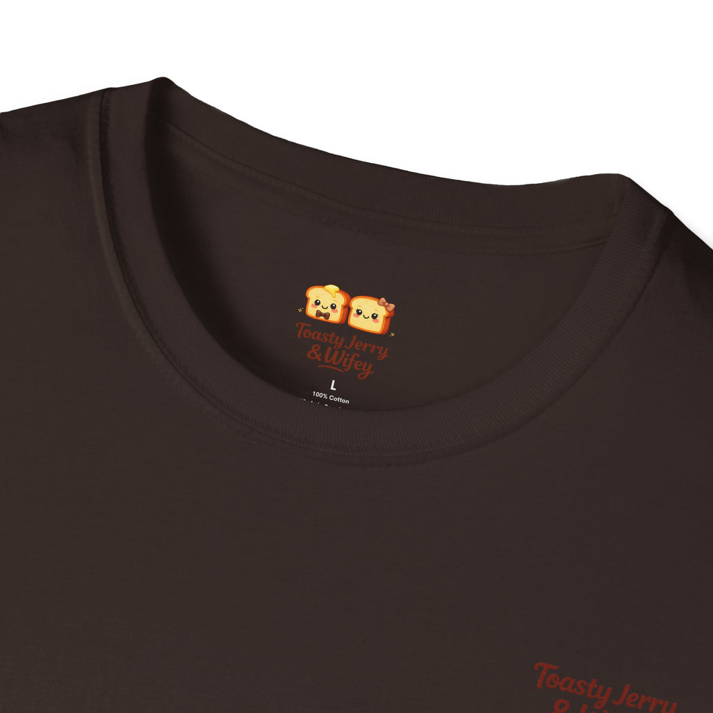 T-Shirt — "Spreading Smiles, One Toast at a Time." Graph Tee