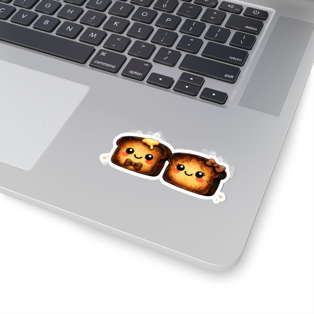 Kiss-Cut Sticker — Burnt Toasty Couple