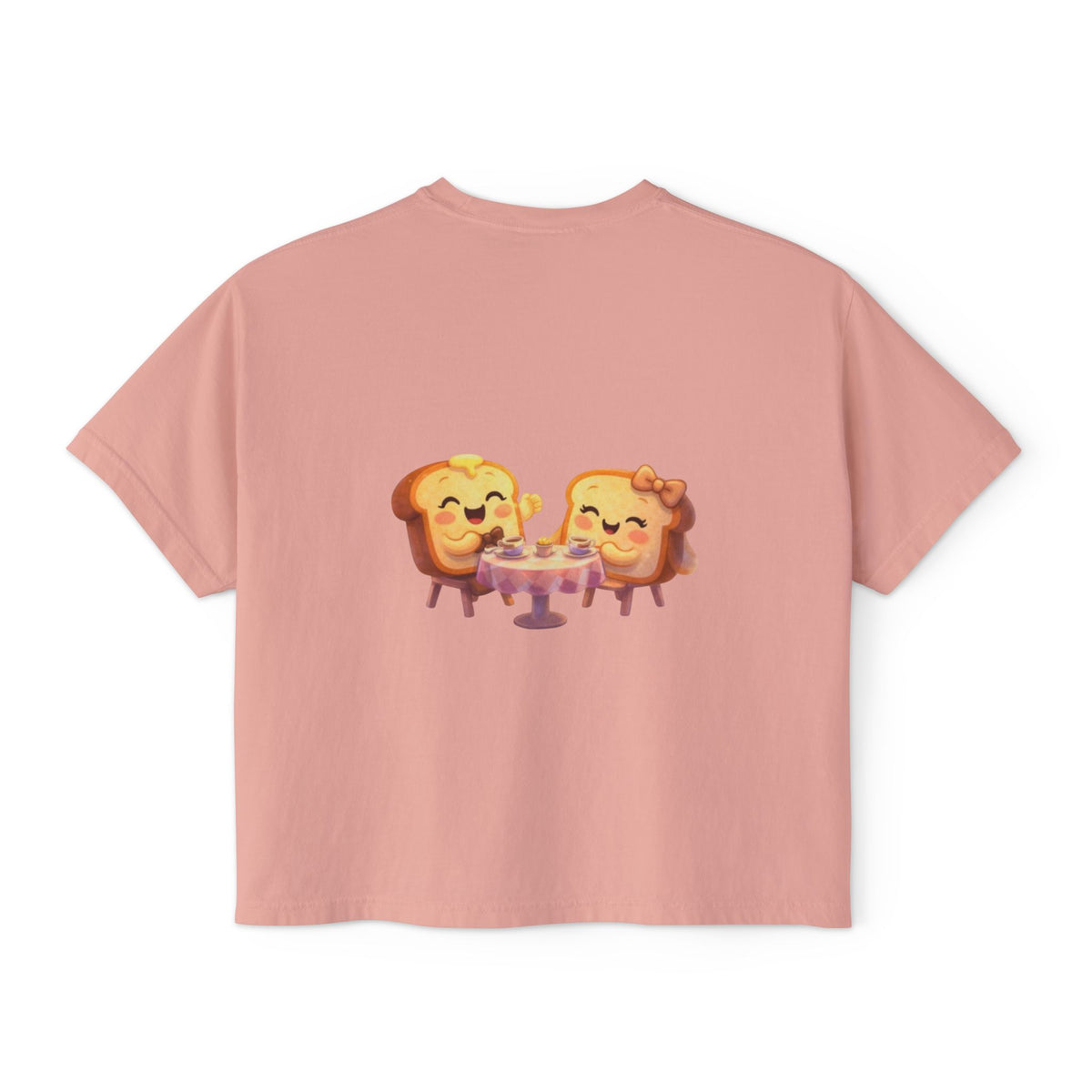 ToastJerry & Wifey Story Book — Women's Boxy Cropped T‑Shirt