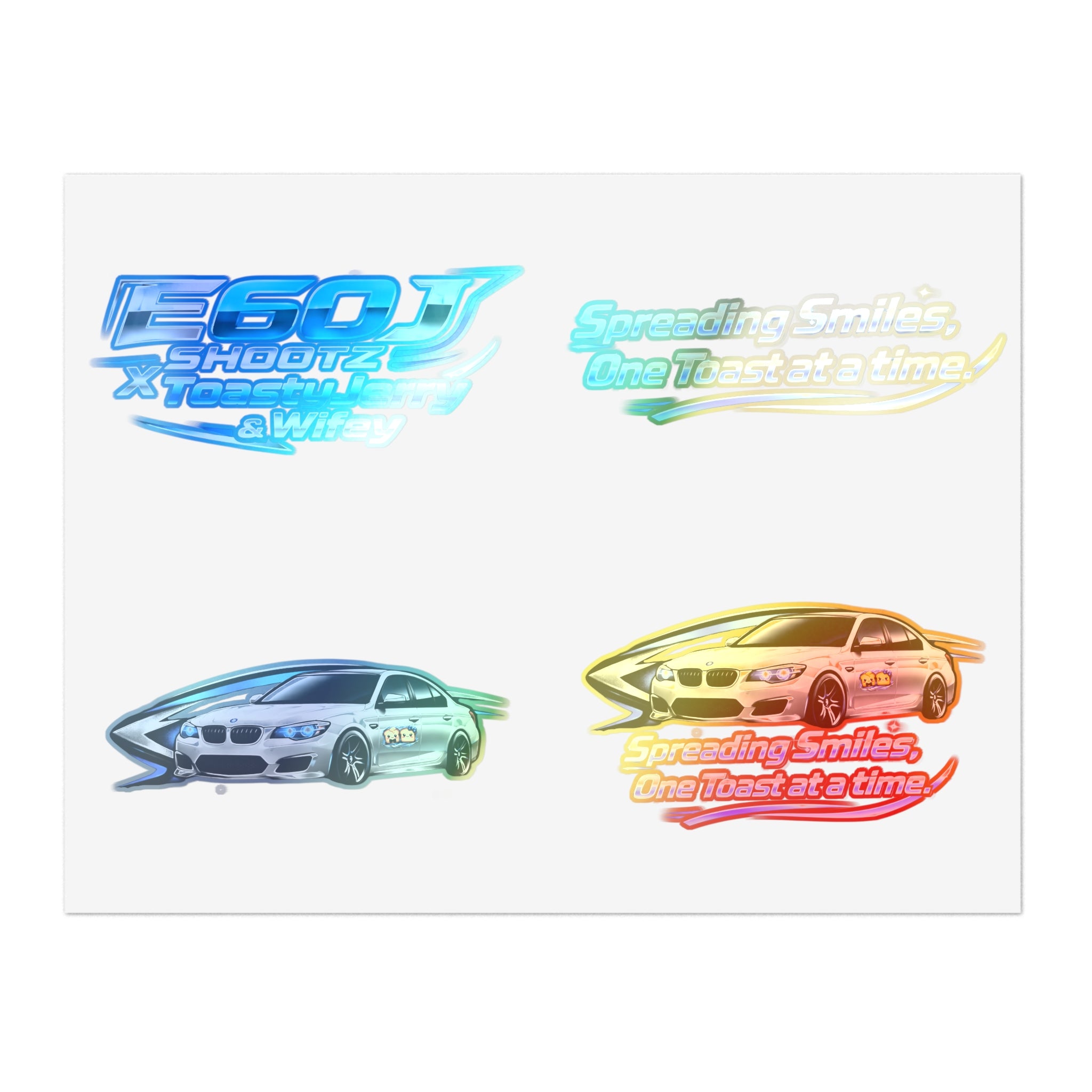 E60J x ToastyJerry & Wifey Collab - Sticker Sheet