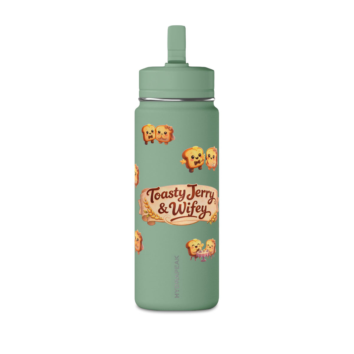 Toasty Jerry & Wifey Story Book - 20oz Stainless Sports Bottle