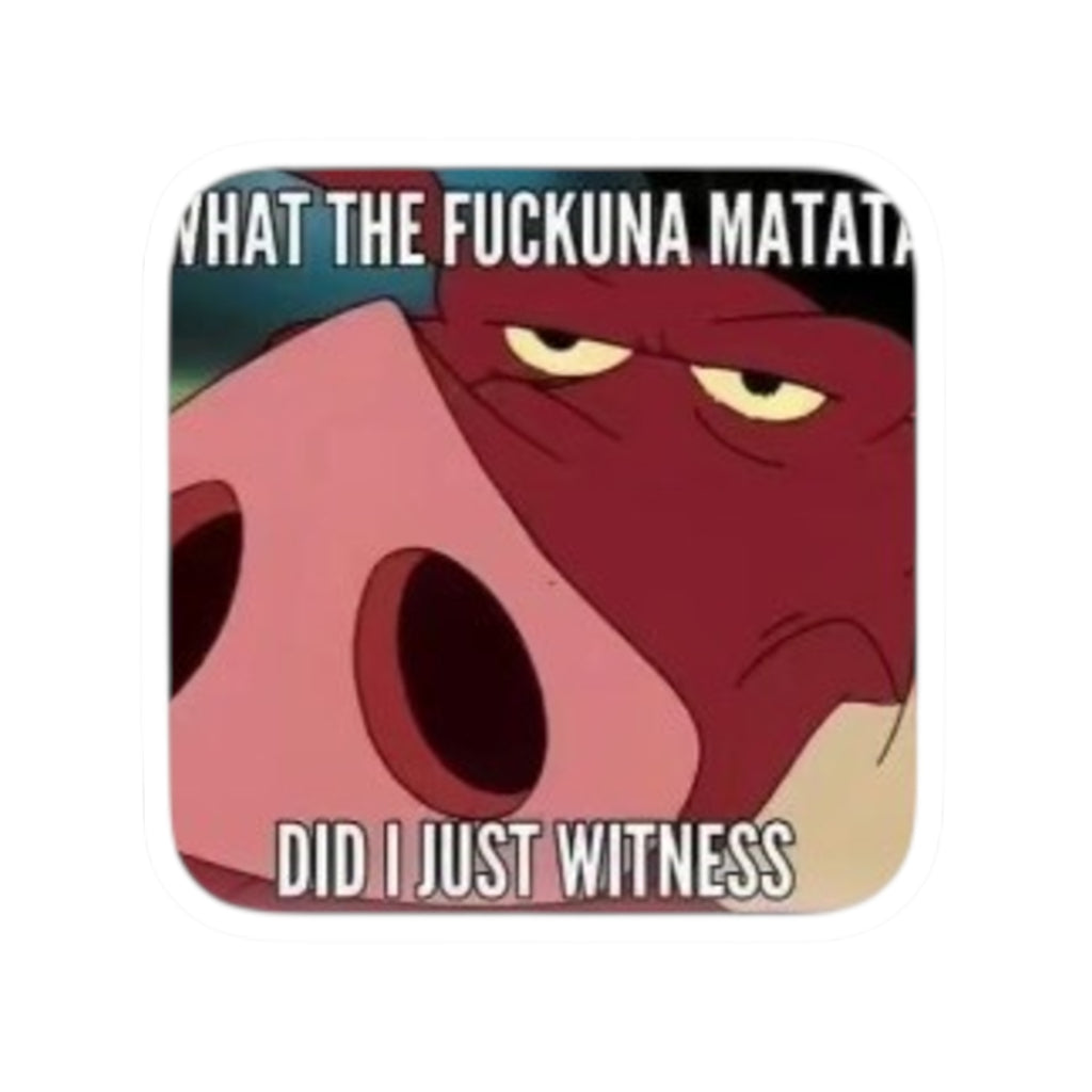 Pumbaa Meme Sticker