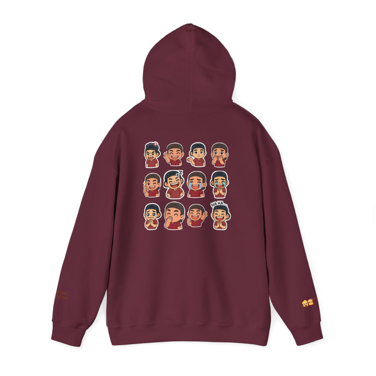ToastyJerry Emoji Face - Graphic Hoodie