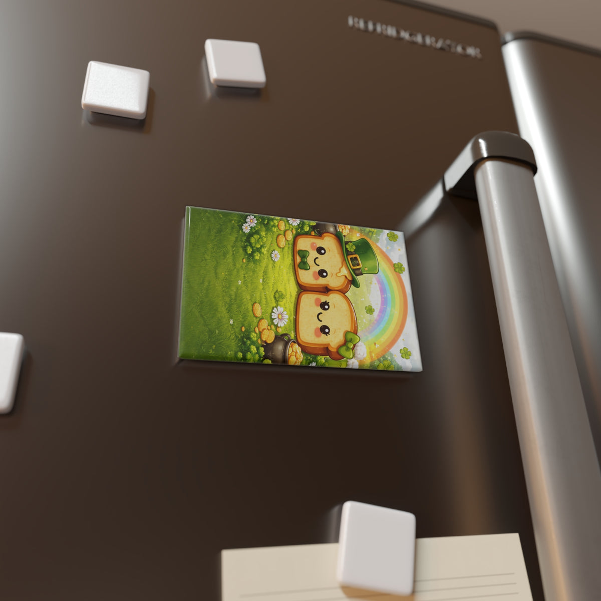 March Toasty Couple Rectangle Magnet