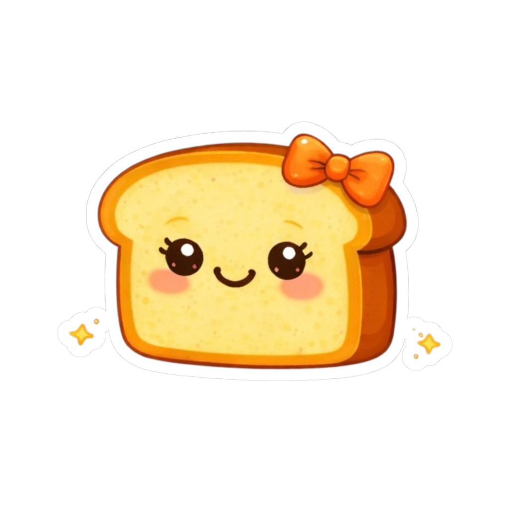 Kiss-Cut  Sticker — Toasty Orange Bow